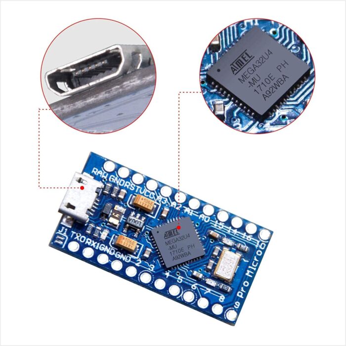 آردوینو پرو میکرو arduino pro micro - Image 4