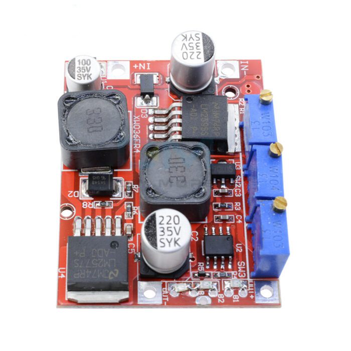 ماژول افزاینده کاهنده 3 آمپر lm2596+lm2577 - Image 5