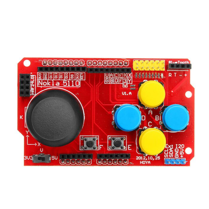 dd4e3721-3297-409b-a159-465e75939d32 شیلد جوی استیک شیلد آردوینو uno joystick shield - Image 2