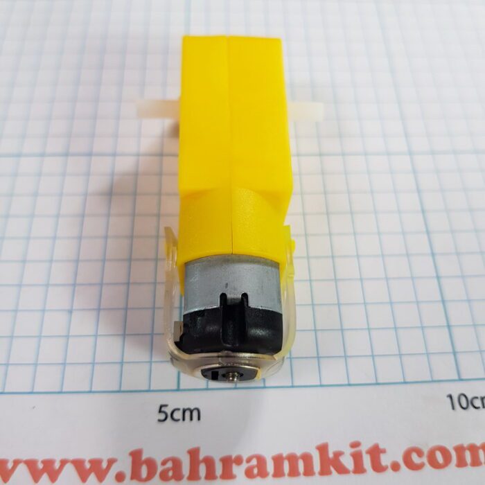 موتور گیربکس زرد دو محور قدرتی 50 دور - Image 1