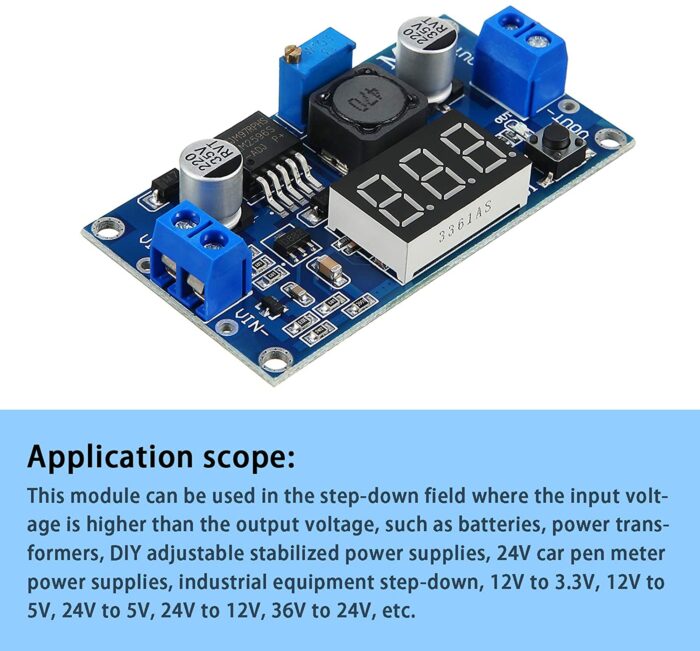 ماژول کاهنده lm2596 با نمایشگر ولتاژ - Image 5