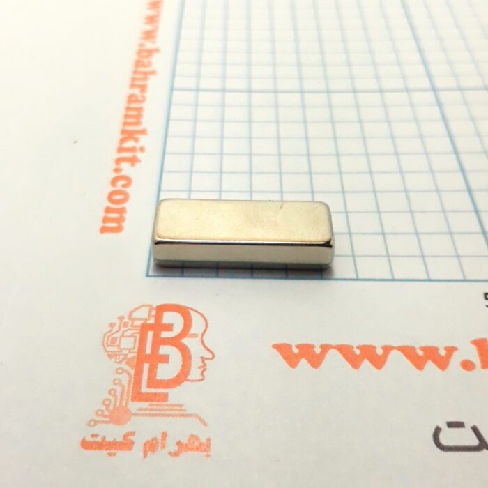 آهنربا نئودیمیوم بلوکی 5*10*20 میلی متر - Image 1