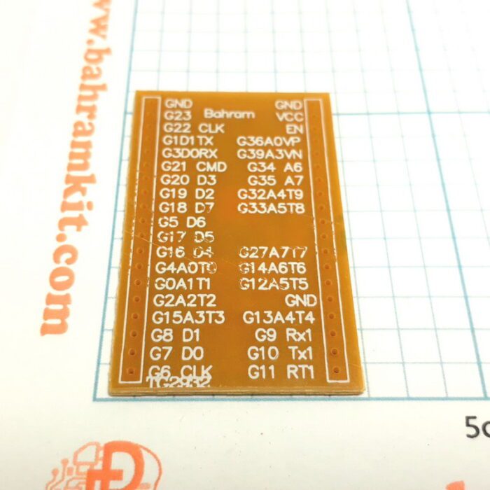 برد کمکی esp32 فیبر - Image 2