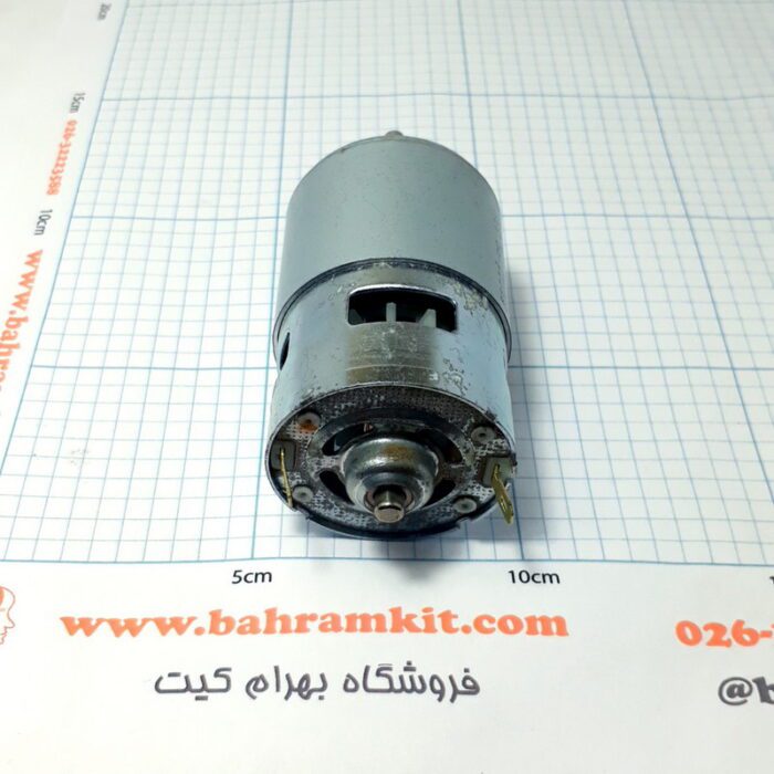 موتور 775 (2) موتور 775 دو بلبرینگ 12 الی 24 ولت  12000 دورDC - Image 2