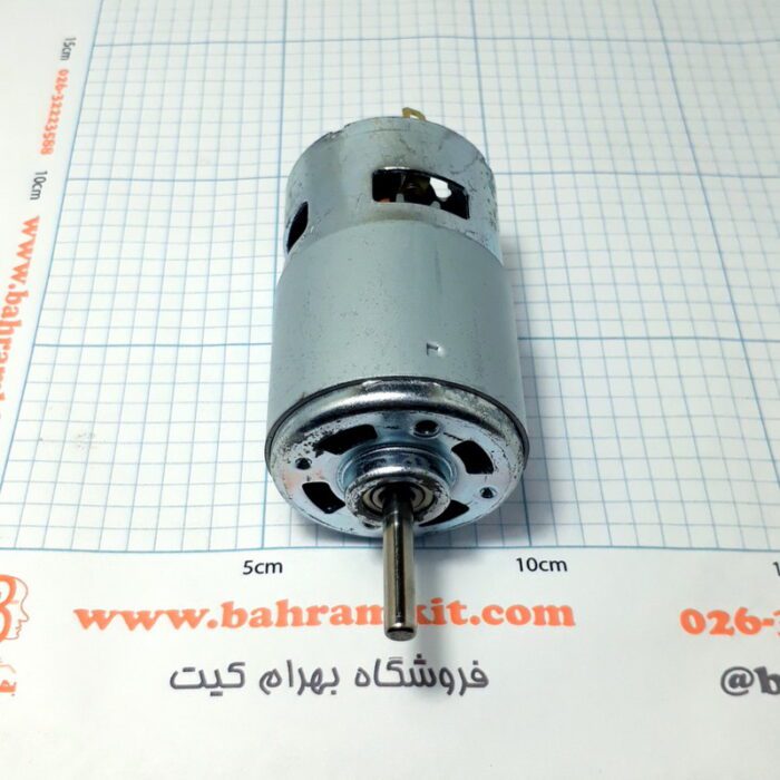 موتور 775 (4) موتور 775 دو بلبرینگ 12 الی 24 ولت  12000 دورDC - Image 6