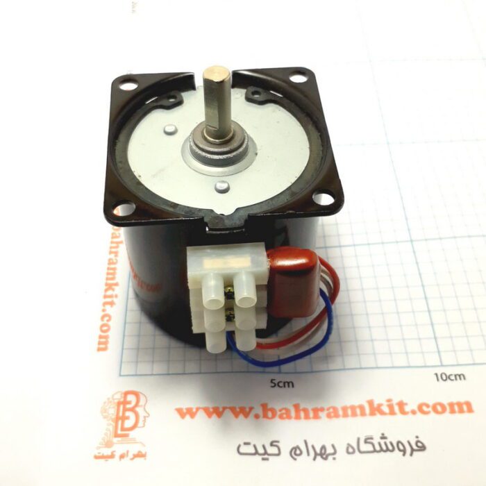 موتور ac 5 دور در دقیقه (3) موتور 220 ac با گیر بکس 2.5 دور در دقیقه 60K - Image 3