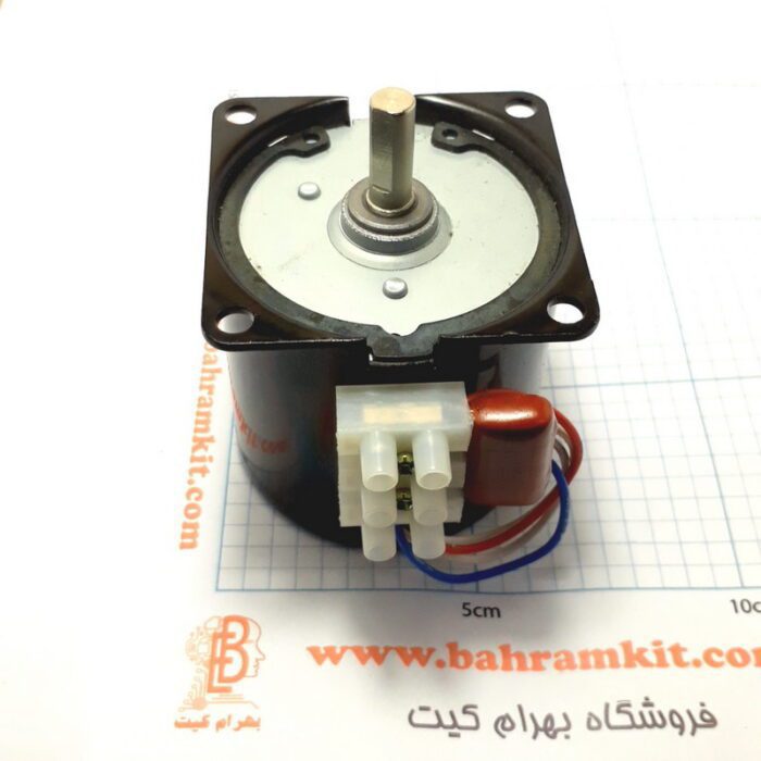 موتور ac 5 دور در دقیقه (5) موتور 220 ac با گیر بکس 2.5 دور در دقیقه 60K - Image 5