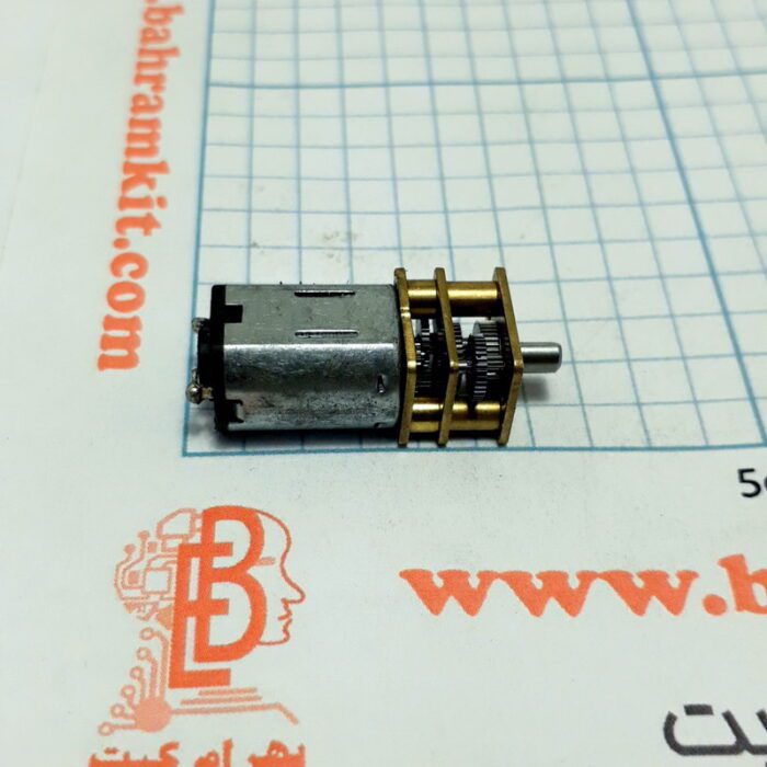 موتور گیربکس فلزی طلایی 50 دور ZGA - Image 3