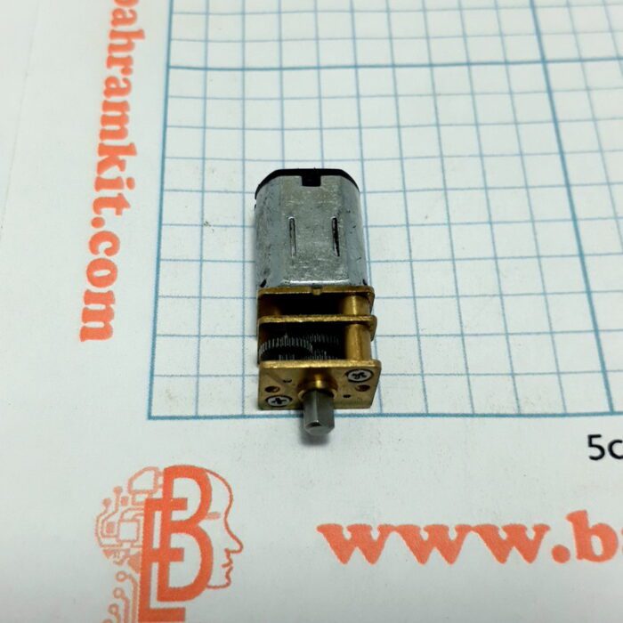 موتور گیربکس فلزی طلایی 50 دور ZGA - Image 2