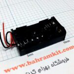 جاباتری 2 تایی مشکی مدل 1 پشت تخت