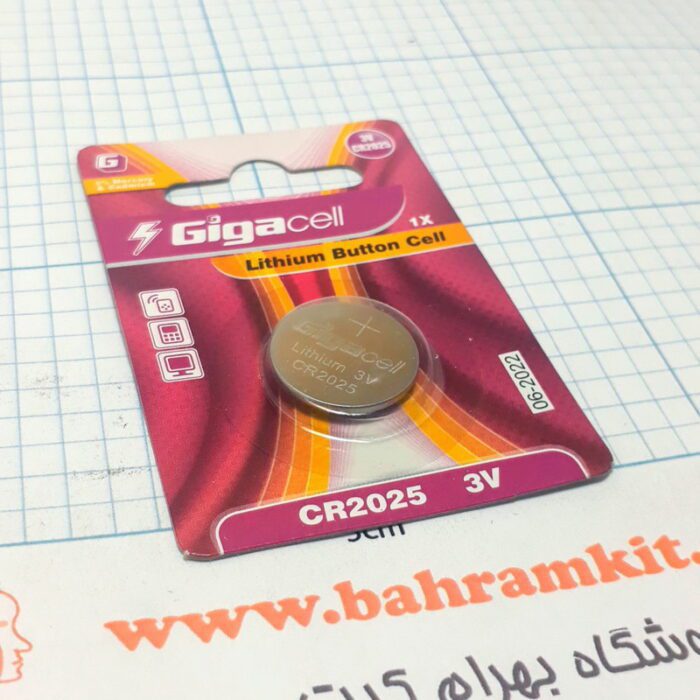 cameringo_20210118_193602 باتری CR2025 قرصی لیتیوم 3 ولت  Gigacell گیگاسل - Image 1