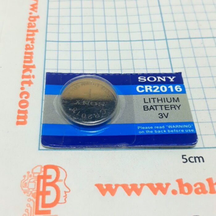 باتری CR2016 قرصی لیتیوم 3 ولت سونی Sony - Image 1