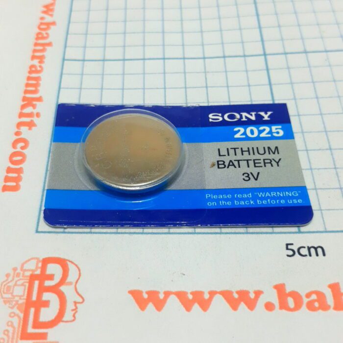 باتری CR2025 قرصی لیتیوم 3 ولت سونی Sony - Image 1