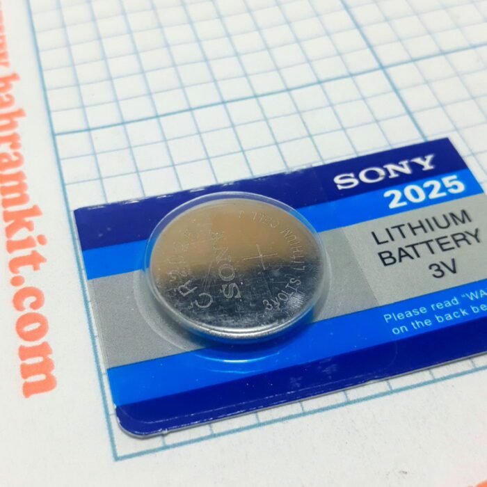 باتری CR2025 قرصی لیتیوم 3 ولت سونی Sony - Image 2