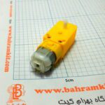 موتور گیربکس زرد تک محور سرعتی 200 دور