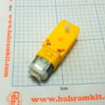 موتور گیربکس زرد تک محور سرعتی 200 دور - Image 2