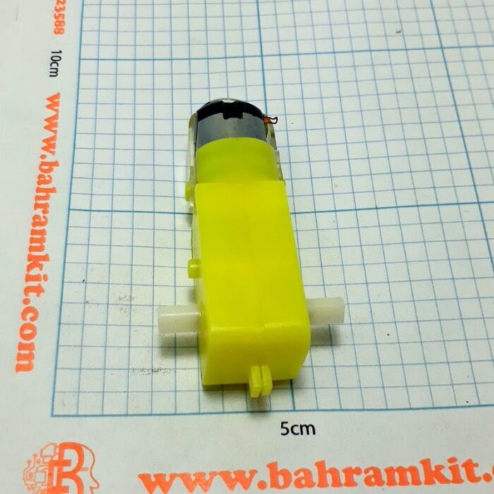 موتور گیربکس زرد دو محور قدرتی 50 دور - Image 3