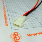 سوکت (فیش) سیم دار پاور سفید  مادگی مدل 2