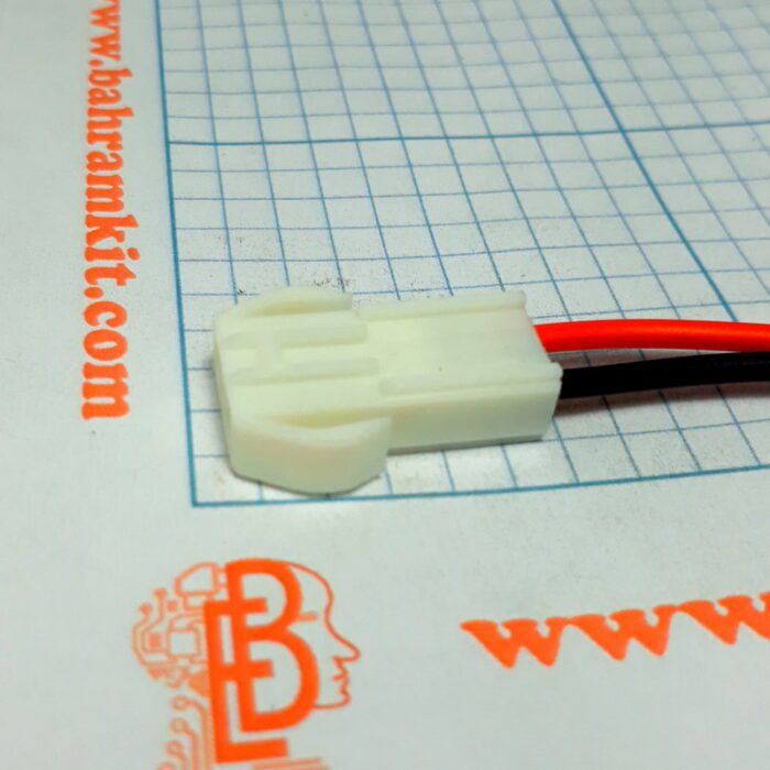 سوکت (فیش) سیم دار پاور سفید  مادگی مدل 2 - Image 2