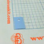 پد سیلیکون نازک 2.5x2 نازک آبی To-220