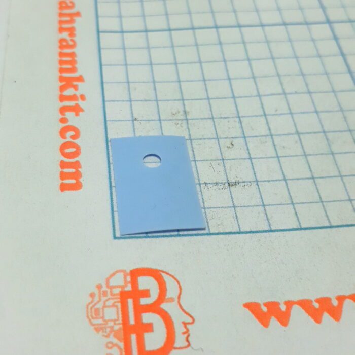 cameringo_20210126_180655 پد سیلیکون نازک 2.5x2 نازک آبی To-220 - Image 1