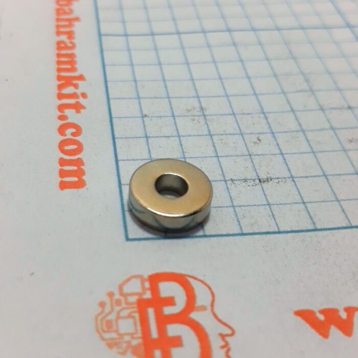 آهنربا نئودیمیوم رینگی 3*4*10.7 میلی متر - Image 1