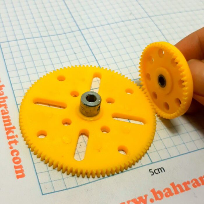 چرخ دنده زرد 64 میلیمتر - Image 2