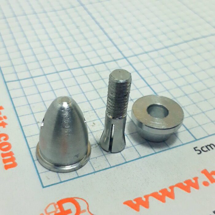 کوپلینگ  موتوربراش لس  ملخ هواپیما شفت 4mm - Image 2