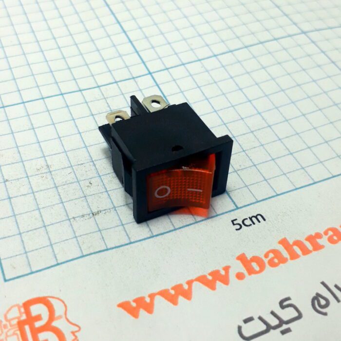 کلید راکر کوچک چراغ دار 4 پایه - Image 4