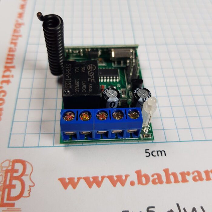 گیرنده 1 کانال لرن مشکی 433 - Image 2