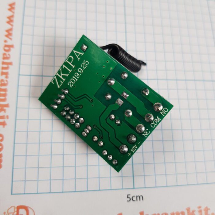 گیرنده 1 کانال لرن مشکی 433 - Image 3