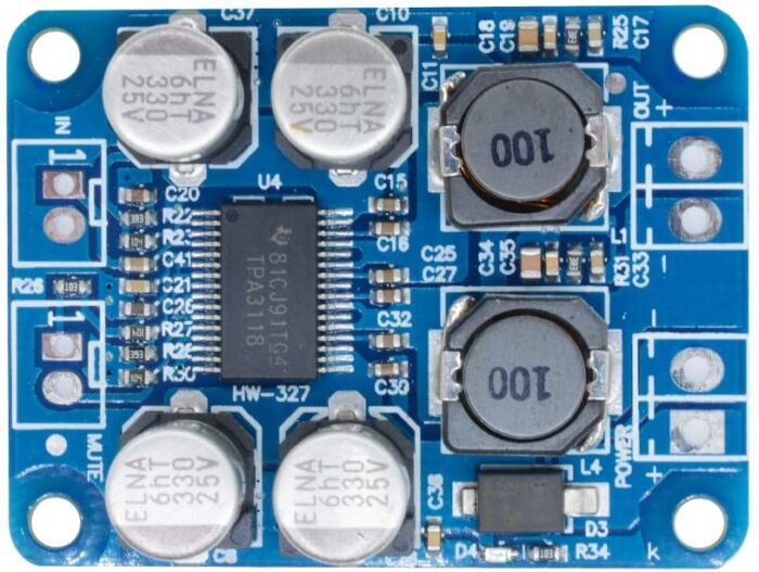 ماژول آمپلی فایر 60 وات مونو TPA3118 بدون ولوم - Image 10