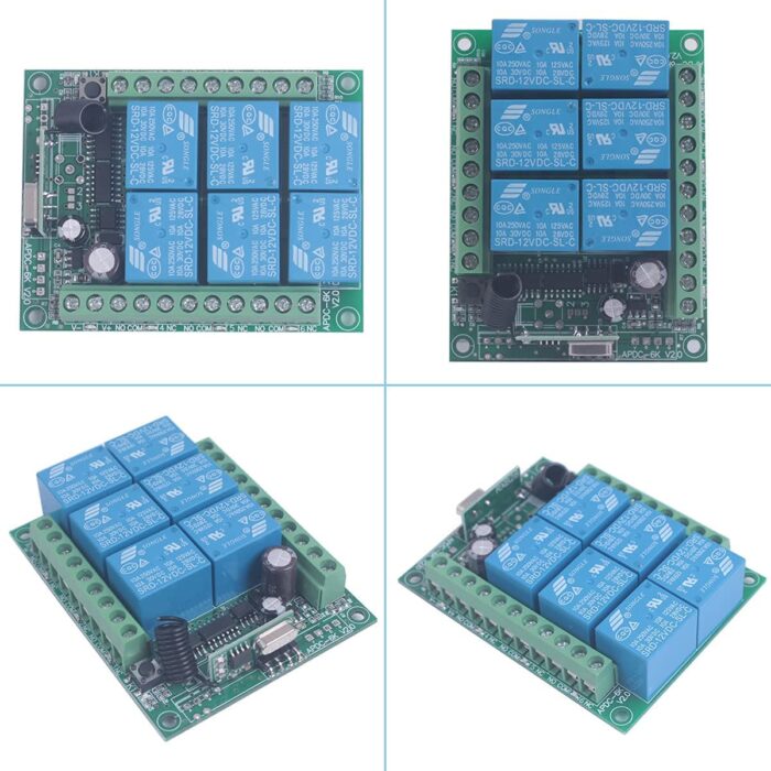 717Gka995US._AC_SL1200_ - Copy ماژول گیرنده 6 کانال لرن سفید 433 - Image 9