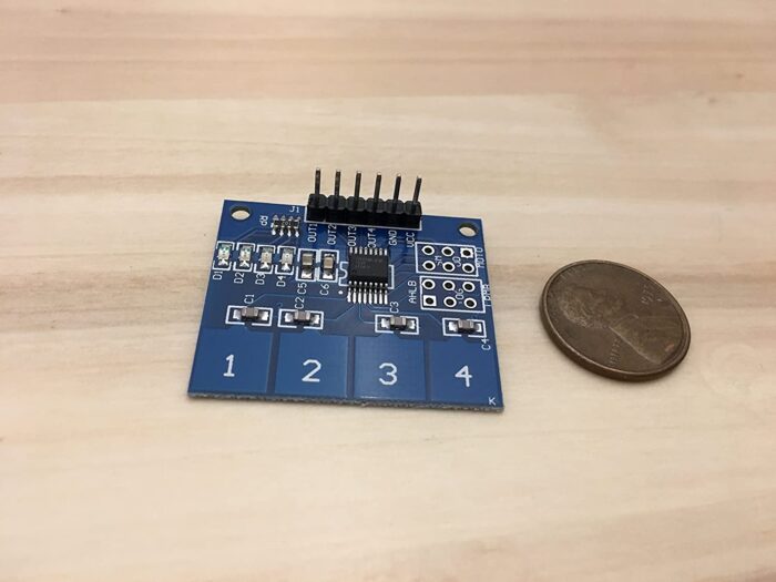 ماژول کلید تاچ 4 تایی ttp224 - Image 3