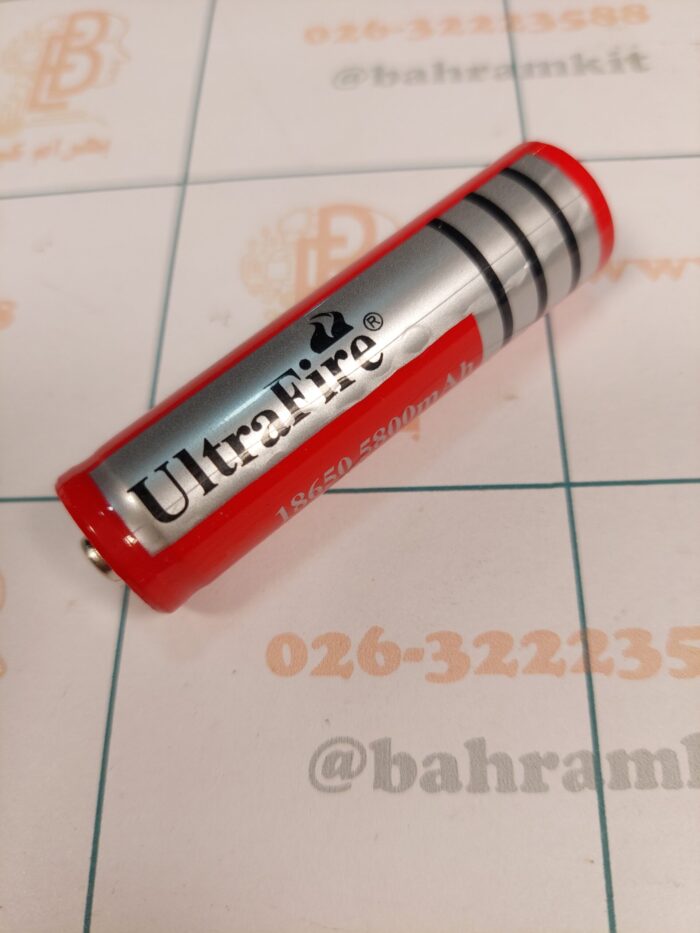 باتری 18650 ultrafire 5800 MA باتری 18650 ultrafire 3/7 V 8800 MA - Image 1