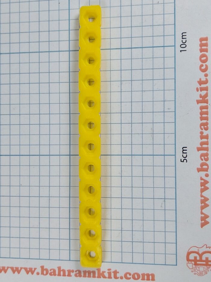 سازه پلاستیکی 12 سوراخ بسته 10 تایی - Image 1