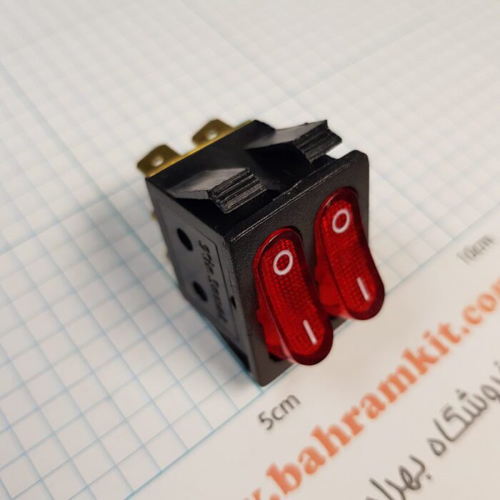 کلید 2 پل چراغ دار - Image 2