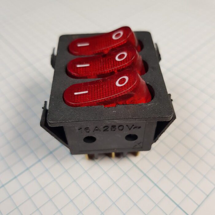 کلید 3 پل چراغ دار - Image 1