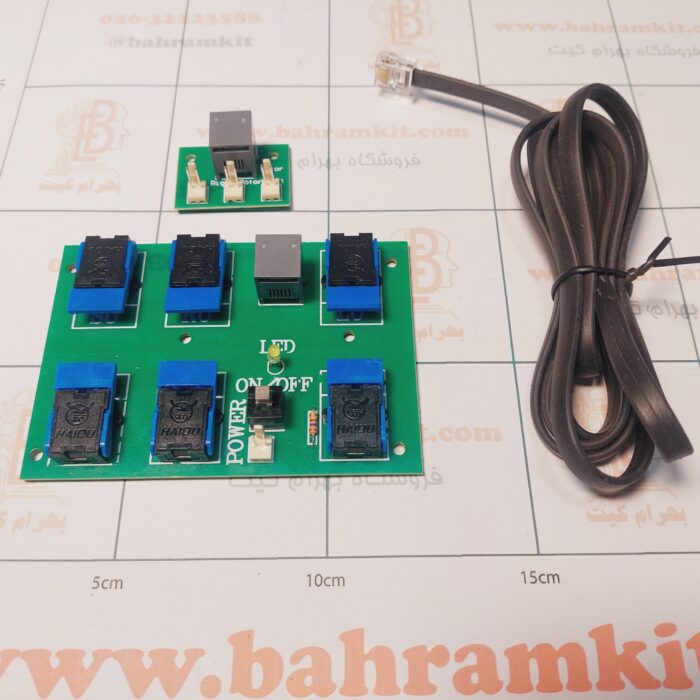 دسته کنترل رباتیک شش کلید 3 موتوره - k6 - Image 1