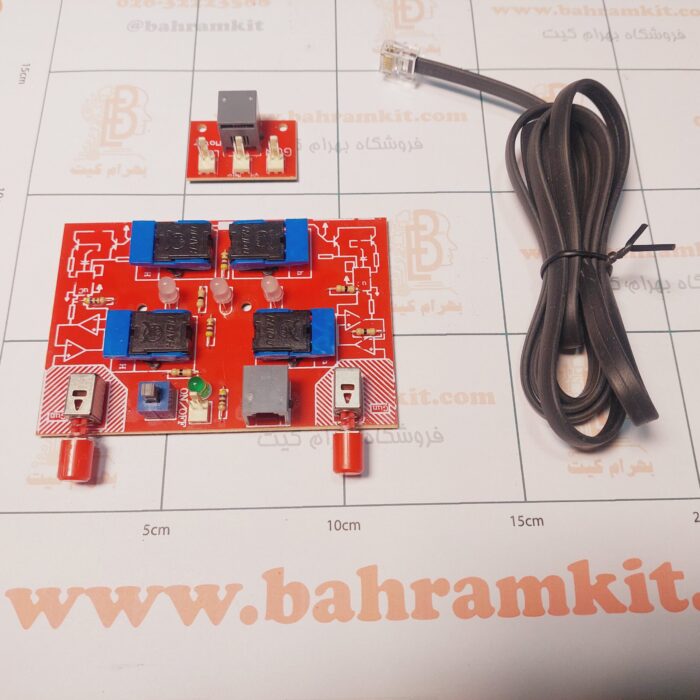دسته کنترل رباتیک 6 دکمه برد قرمز دسته کنترل رباتیک 6 کلید با میکرو سوییچ - Image 1
