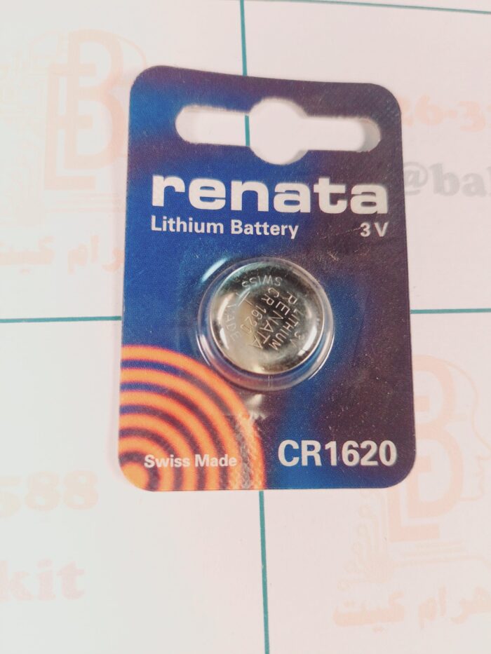 باتری CR1620 قرصی 3 ولت Renata - Image 1