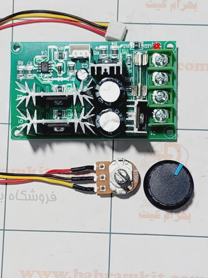 ماژول کنترل دور موتور 20 آمپر PWM ِِ DC - Image 1