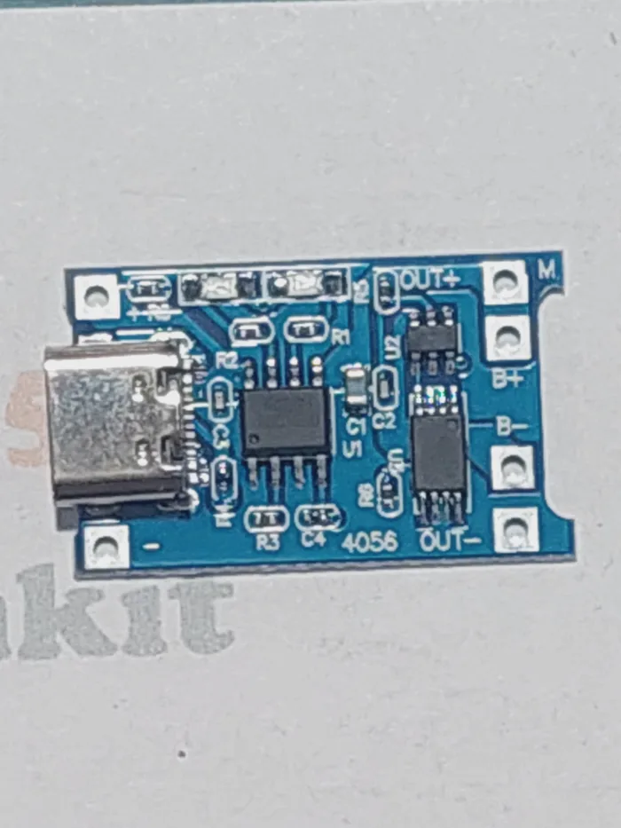 ماژول پاور بانک تایپ سی 4056 - Image 1