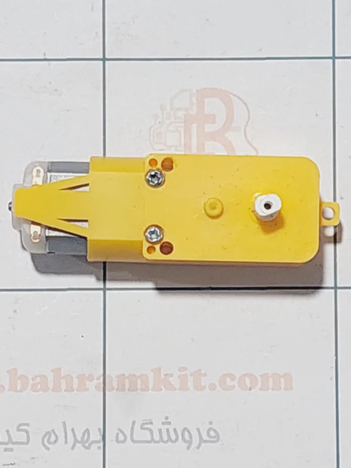 موتور گیربکس زرد تک محور قدرتی - Image 1