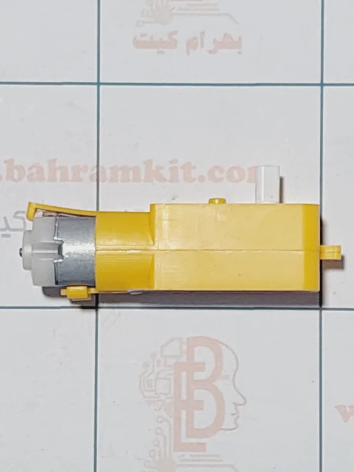 موتور گیربکس زرد تک محور قدرتی - Image 2