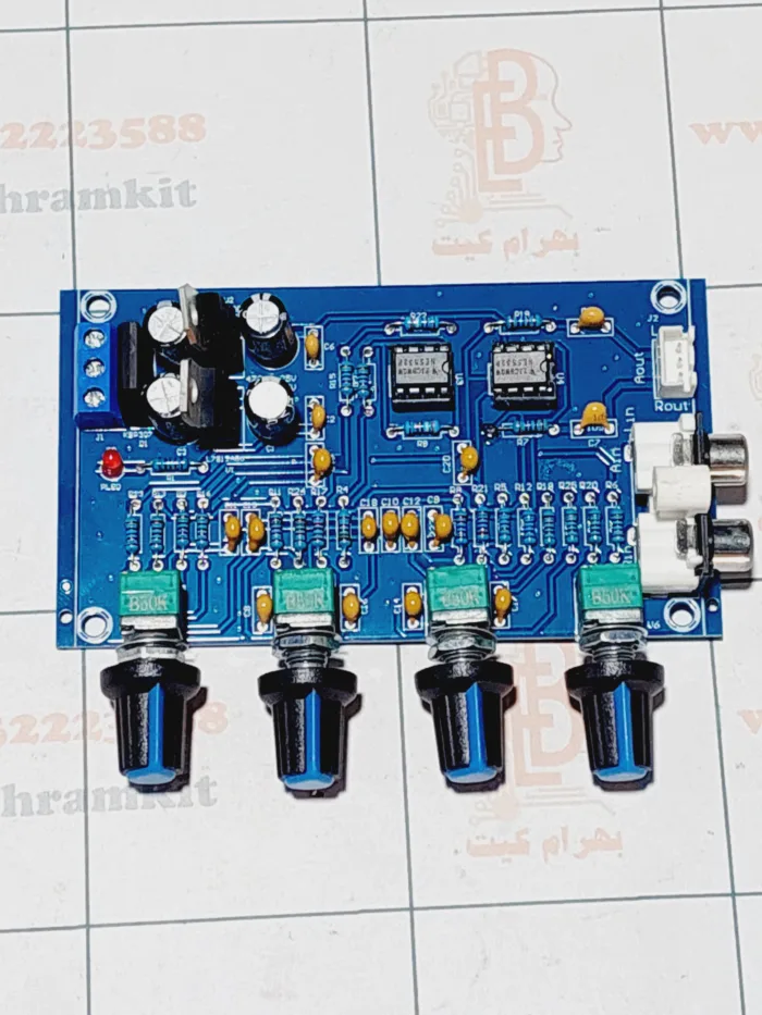ماژول تن کنترل ولوم باس تریبل استریو M164 - Image 1
