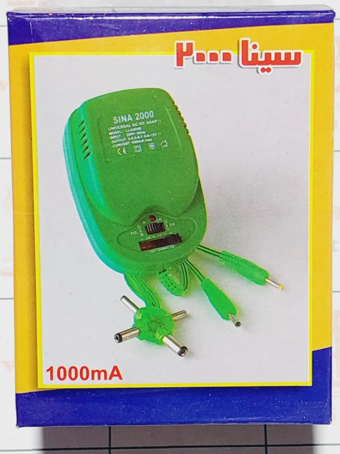 ۲۰۲۴۰۹۰۹_۱۱۴۵۴۴ آداپتور متغیر 500ma نیو ترانس ( 1/5 الی 12V ) - Image 1
