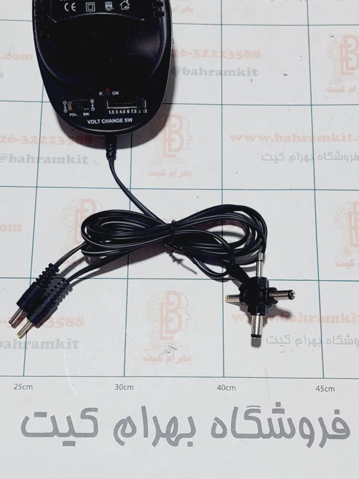 آداپتور متغیر 500ma  نیو ترانس ( 1/5 الی 12V ) - Image 2