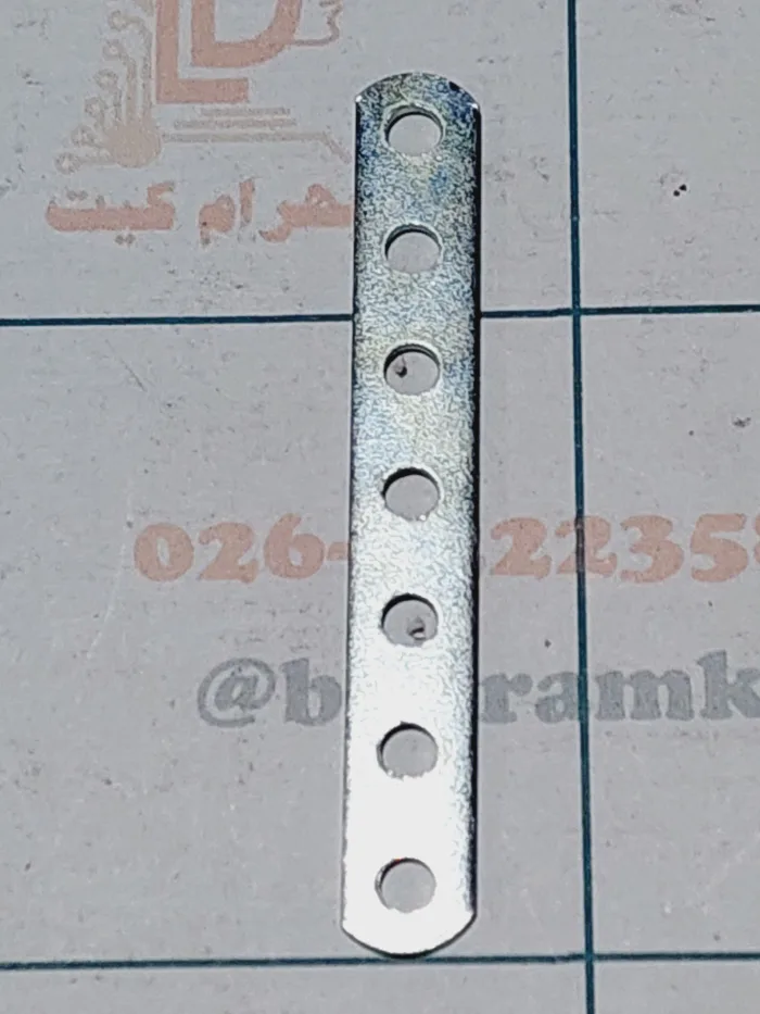 سازه فلزی تسمه 7 سوراخ بسته 4 تایی - Image 1