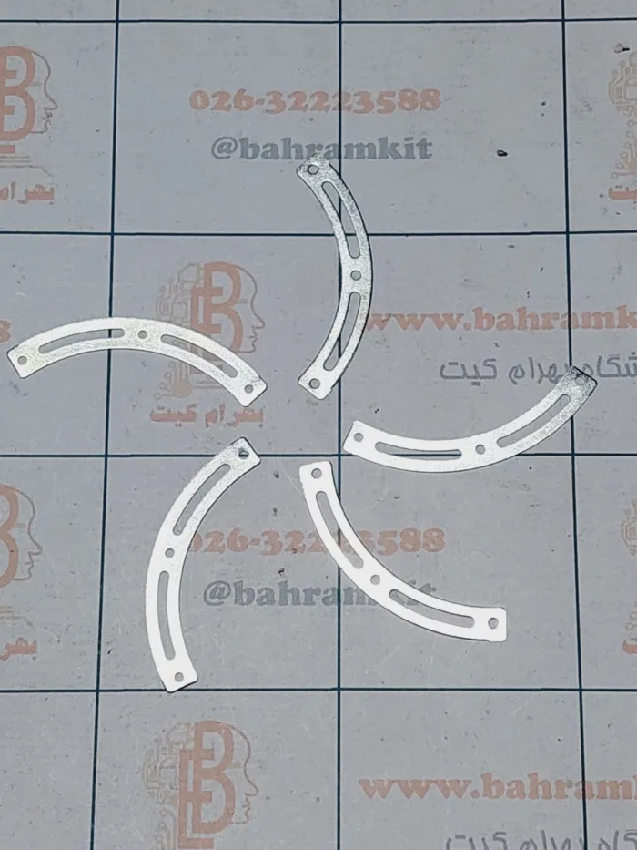 سازه فلزی صفحه هلالی شیارداربسته 4تایی - Image 1